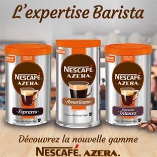 Test Nescafé : boîtes de café Azera gratuites