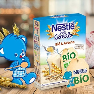 Test Nestlé Bébé : 1500 paquets de P’tite Céréale BIO gratuits