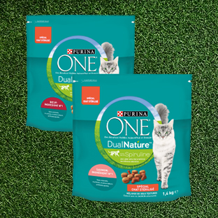 Test gratuit de croquettes DualNature de Purina One