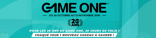 cadeaux à gagner avec Game One