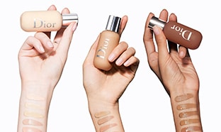 Échantillons du fond de teint Dior Backstage Face et Body Foundation