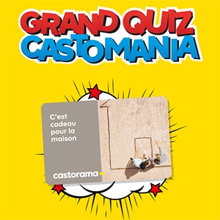 Jeu Grand Quiz Castomania sur Castorama.fr