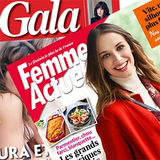 Un magazine féminin gratuit : Gala ou Femme Actuelle