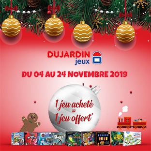 ODR Dujardin Noël : 1 jeu acheté = 1 offert (100% remboursé)