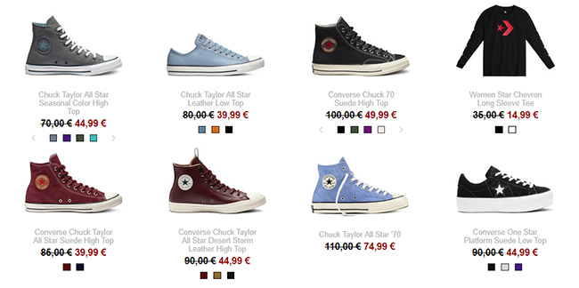 converse soldes