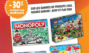 Black Friday Leclerc : Jouets Lego, Hasbro, Nerf et Play Doh