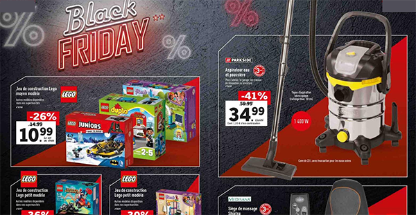 Catalogue Black Friday de Lidl Du 21 au 27 novembre 2018