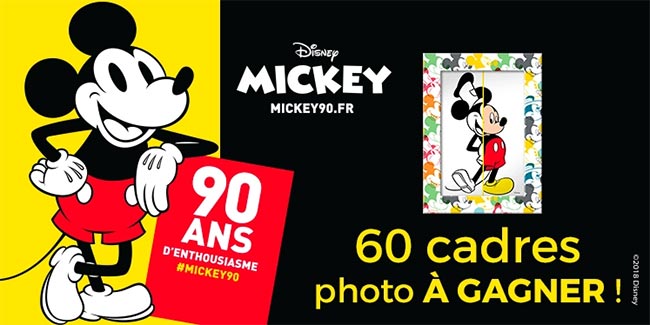 Cadres photo Mickey à gagner