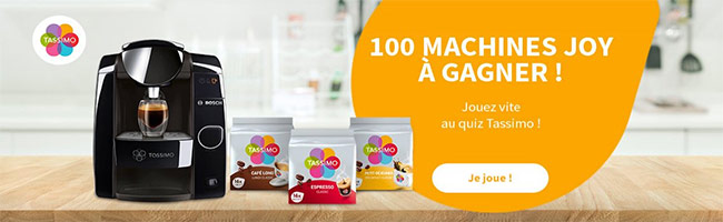 Les cadeaux Tassimo à gagner