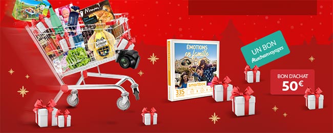 Les cadeaux du jeu En route vers Noël avec Auchan