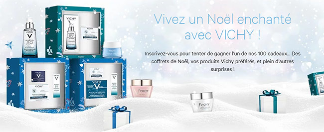 Tentez de remporter l’un des 100 cadeaux Vichy