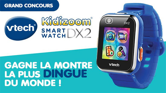 Jeu Gulli : 12 montres Kidizoom Smartwatch VTech à gagner