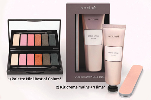 Retirez gratuitement votre kit mains ou votre palette en magasin Nocibé