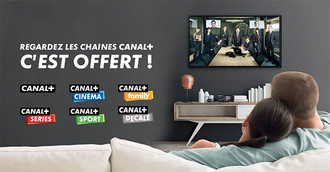 les chaînes canal plus offertes avec Free