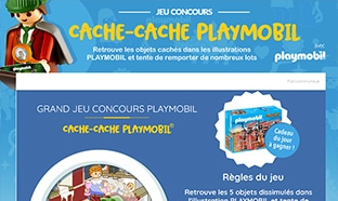 Jeu Playmobil : 32 boîtes de jouets et 3 gros lots à gagner