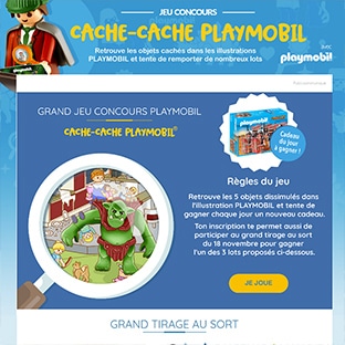 Jeu Playmobil 32 Boîtes De Jouets Et 3 Gros Lots à Gagner