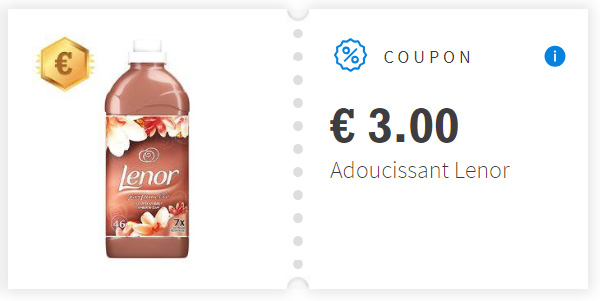 Coupon de réduction Adoucissant Lenor