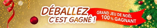 Jeu de Noel Carrefour : Déballez c’est gagné !