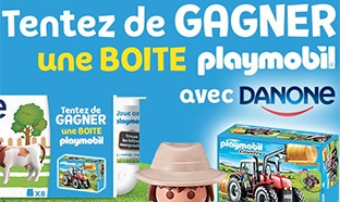 Jeu achat Danone Nature Bio : 1200 boîtes Playmobil à gagner