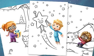 Hourra Héros : Livre de coloriage de Noël personnalisé gratuit