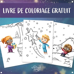 Hourra Héros : Livre de coloriage de Noël personnalisé gratuit