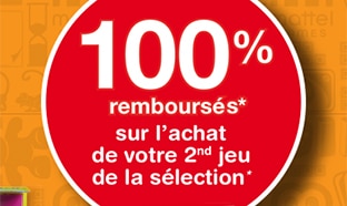 Offre de remboursement Mattel : 2ème jeu 100% remboursé