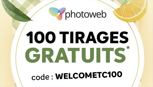 100 photos premium gratuites avec Photoweb