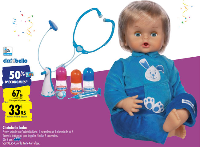 cicciobello bobo prix