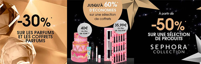 Les promotions Black Friday de Sephora