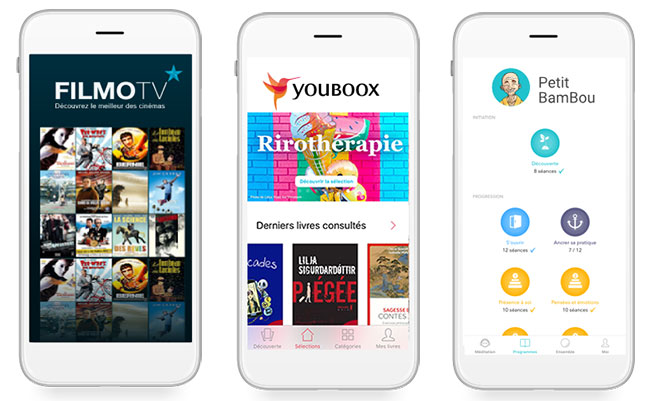 Abonnements gratuits à Petit Bambou, Youboox et FilmoTV
