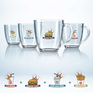 Burger King : 4 mugs offerts collectionnés = 1 menu offert