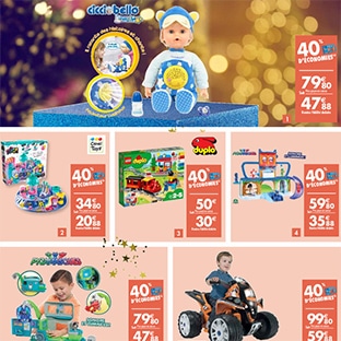 Promo Carrefour : 40% de remise fidélité sur des jouets de Noël