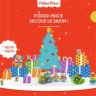 Jeu de Noël Mattel : 10 jouets et 1 an de Fisher-Price à gagner