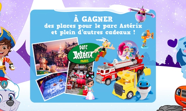 Jeu Noël Nickelodeon Junior : Séjour Astérix et lots à gagner