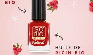 Test SO’BiO étic : 100 vernis Natural’ Rouge gratuits