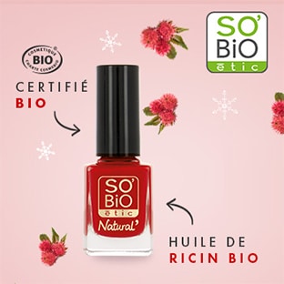 Test SO’BiO étic : 100 vernis Natural’ Rouge gratuits