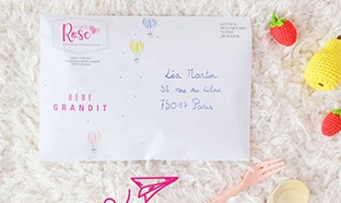 Échantillons La Boîte Rose : Coffret « Bébé Grandit » gratuit