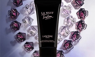 Échantillon gratuit de lait corps La Nuit Trésor Lancôme