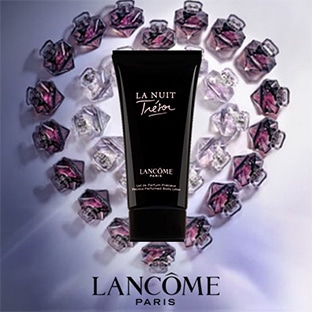 Échantillon gratuit de lait corps La Nuit Trésor Lancôme