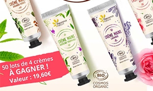 Jeu Fleurance Nature : 50 lots de 4 crèmes mains à gagner