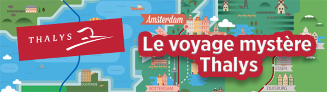 Jeu Le voyage mystère de Thalys