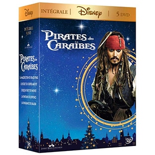 Promo Amazon : Coffret 5 DVD Pirates des Caraïbes à 13,99€