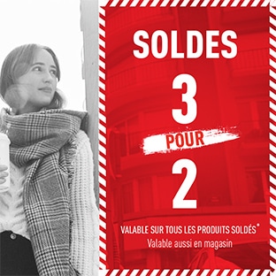 Soldes Pimkie jusqu’à -75% + 1 article offert pour 2 achetés