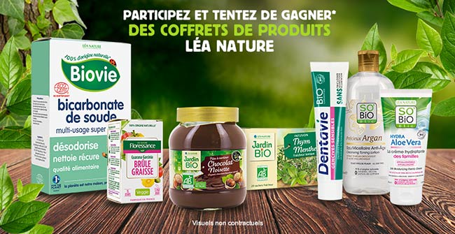 cadeaux léa nature à remporter