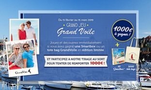 Tentez de gagner des cadeaux au concours Grand'Voile