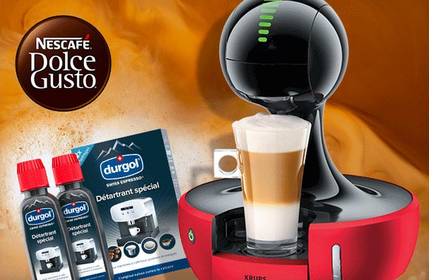 Remportez votre Dolce Gusto Nescafé détartrant Gurgol remporter avec Version Femina