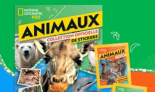 Jeu Topps et National Geographic Kids : albums + stickers Animaux à gagner