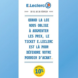 Loi Alimentation : Leclerc offre 10% de remise sur une sélection