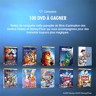 collection DVD Disney à gagner