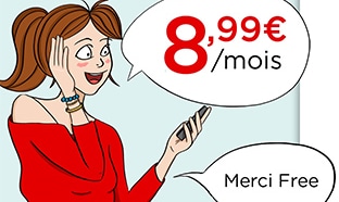 Vente Privée : Forfait Free mobile 40 Go à 8,99€ / mois à vie